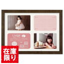 【アウトレット 訳あり特価】ハクバ リエージュ プレジール A4多面 フォトフレーム ブラウン FWLGP-BRA4T 4977187491630 額縁 おしゃれ 写真額 複数かわいい木製