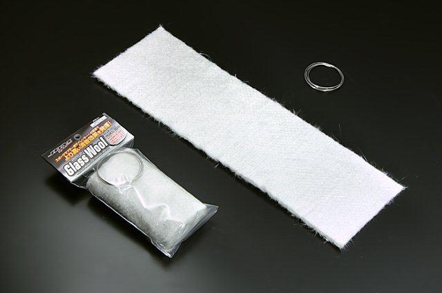 【定形外郵便350】 JDM グラスウール スポーツマフラー サイレンサー交換用【JGW-01】