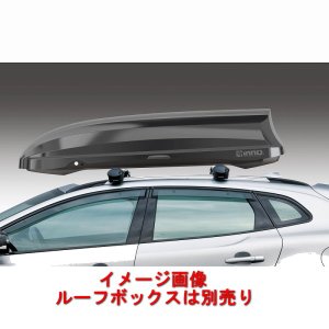 送料無料！INNO キャリアセット スクエアベース ミツビシ HA#W系 i用【INSUT/K300/INB127BK】 3