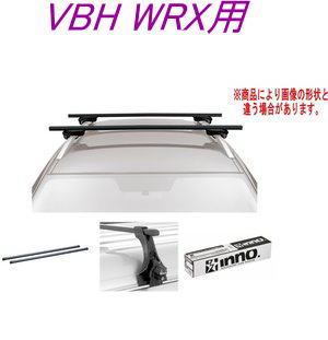 送料無料！INNO キャリアセット スクエアベース スバル VBH WRX用 【INXP/TR145/INB127BK】