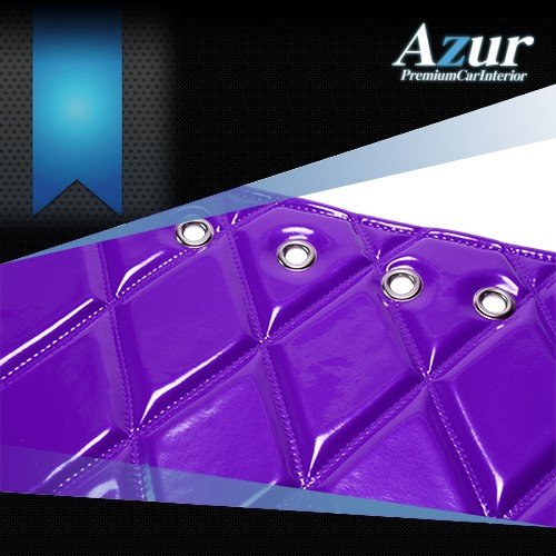 送料無料！(沖縄・離島不可) Azur エナメルキルトダッシュボードマット アトラス 標準キャブ ハイキャブ パープル 【AZD77WFA】