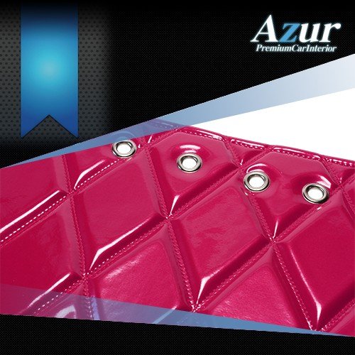 送料無料！(沖縄・離島不可) Azur エナメルキルトダッシュボードマット ビックサム ピンク 【AZD54WKA】