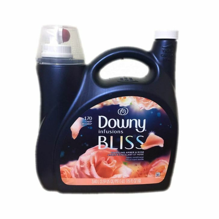 Downy ダウニー インフュージョン ブリス 衣料用 柔軟剤 3.4L 170 回 BLISS スパークリングアンバー＆ローズ　ブリス 大容量 業務用