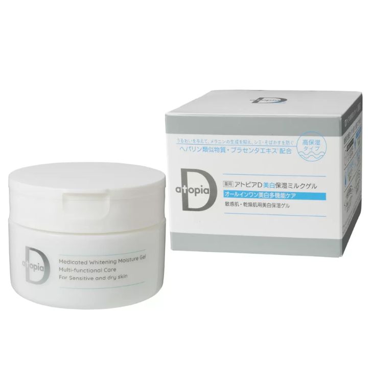 薬用 アトピアD 美白保湿ミルクゲル 90g　 1つで 化粧水 美容液 アイクリーム 乳液 クリーム のお手入れが完了 オールインワンジェル オールインワンゲル オールインワン 顔 体 敏感肌 乾燥肌 無香料