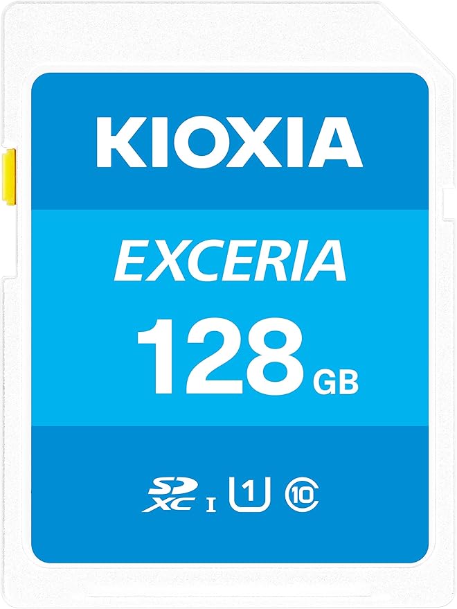 【SD_128GB_3010】 KIOXIA キオクシア 【日本製】SDカード 128GB SDXC UHS-I Class10 読出速度100MB/s 国内正規品 メーカー保証5年 KLNEA128G