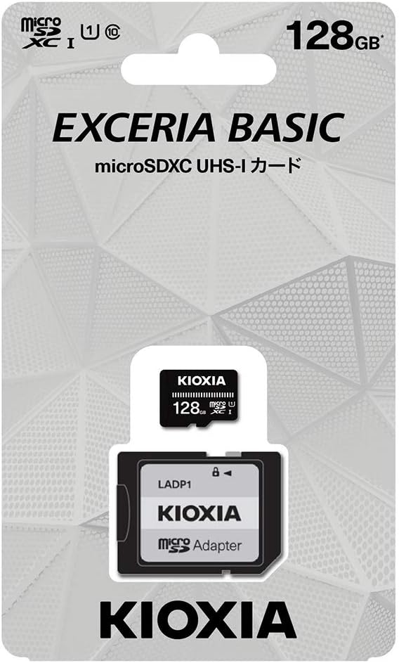 【mSD_128GB_0743】 KIOXIA キオクシア 旧東芝メモリ microSDカード 128GB KCA-MC128GS 128GB 3