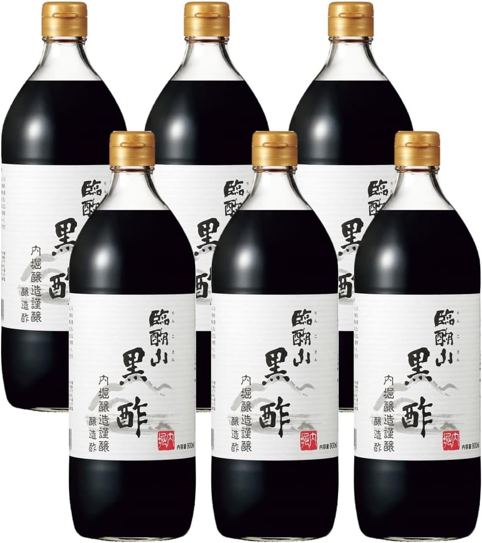 【最安値に挑戦】 内堀醸造 臨醐山黒酢 900ml × 1本 2本 6本 選べる本数 内堀 酢ドリンク 飲む酢 健康酢 黒酢 玄米酢 醸造酢 RSL 最強配送ポイント3倍は8/4(火)20：00～8/5(水)23：59まで