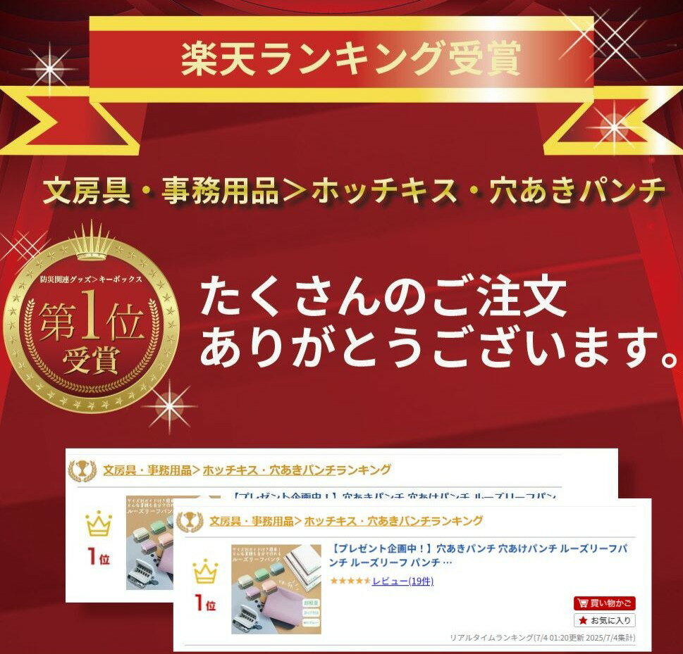 穴あきパンチ 穴あけパンチ ルーズリーフパンチ ルーズリーフ パンチ A4対応 B5対応 A5対応 30穴パンチ 26穴パンチ 20穴パンチ 6穴パンチ DIYツール 事務文具 ステーショナリー 手帳用パンチ バリエーション マニュアル付き あなあけパンチ 2