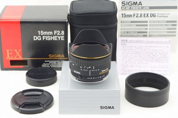 【中古】 『極美品』 SIGMA 15mm F2.8 EX DG DIAGONAL FISHEYE PENTAX用 / シグマ / SIGMA / レンズ / カメラ交換レンズ / マウント PENTAX用 / ペンタックス用