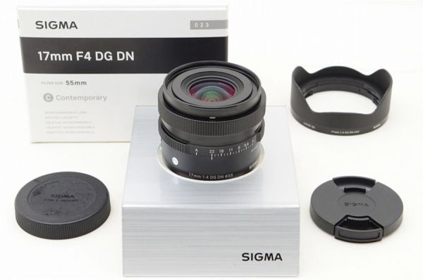 【中古】 『極美品』 SIGMA 17mm F4 DG DN Contemporary Sony用(Eマウント) / シグマ / SIGMA / レンズ / ミラーレス カメラ交換レンズ / マウント Sony Eマウント