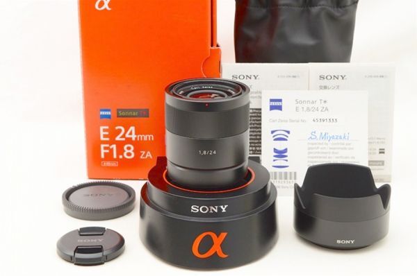 楽天市場】sony(ソニー) sonnar t* e 24mm f1.8 za sel24f18zの通販 楽天市場】sony(ソニー) sonnar t* e 24mm f1.8 za sel24f18zの通販