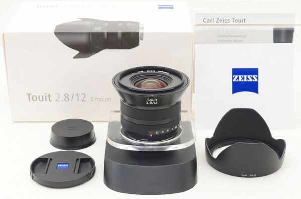 【ほぼ新品】ZEISS Touit 2.8/12 E UVフィルター付 外箱あり Amazon | カールツァイス Carl Zeiss 単焦点レンズ Touit 2.8/12