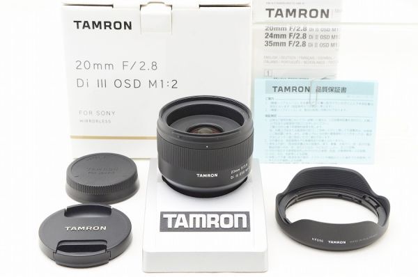 【中古】 『美品』 TAMRON 20mm F2.8 Di II