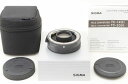 【中古】 『美品』 SIGMA TELE CONVERTER TC-1401 Canon用 / シグマ / SIGMA / テレコンバーター / マウント Ca...