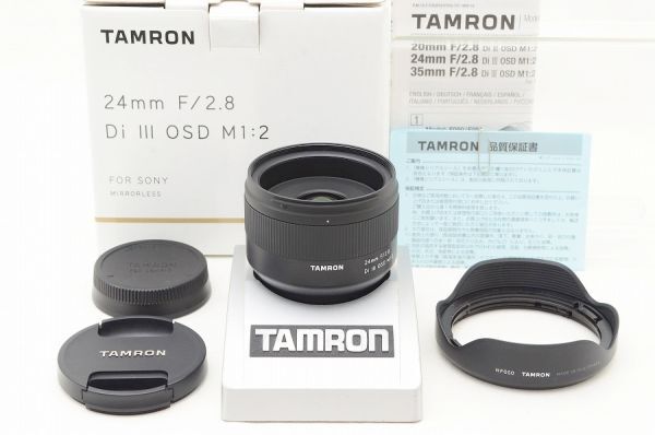 楽天市場】24mm f/2.8 di iii osd m1:2 tamronの通販 楽天市場】24mm f/2.8 di iii osd m1:2 tamronの通販