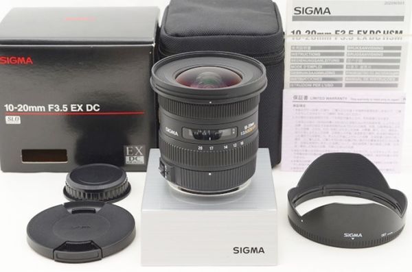 【中古】 『極美品』 SIGMA 10-20mm F3.5 