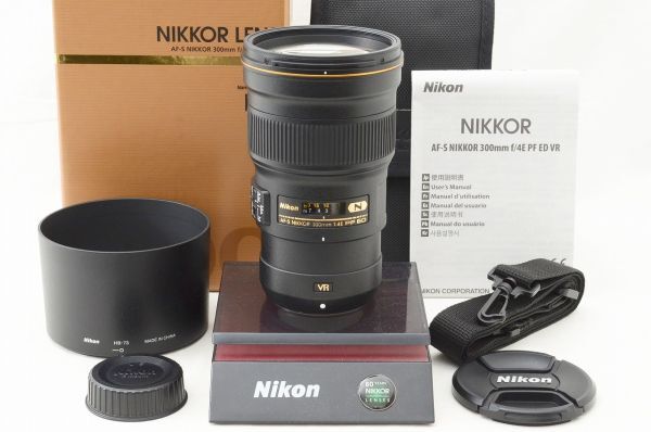 本日限り ニコン AF-S 300mm f4E PF ED ナノクリ 望遠単焦点