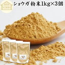 ショウガ 粉末 1kg×3個 生姜 粉末 パウダー ジンジャー ショウガ 100% 業務用 乾燥 しょうが 茶 紅茶 生姜湯 ショウガ湯 サプリ サプリメント ...