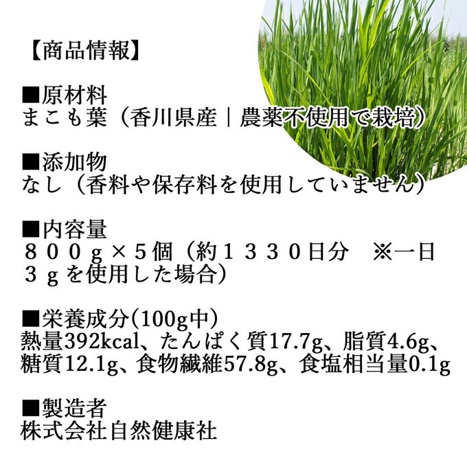 まこも 粉末 800g×5個 マコモ 真菰 粉末 パウダー まこも茶 マコモ茶 マコモタケ 青汁 サプリメント 粉末茶 粉茶 送料無料 国産 野菜 パウダー 100% 無添加 業務用 まこも風呂 マクロビ マクロビオティック 離乳食 ベビーフード ドッグフード キャットフード おすすめ おた