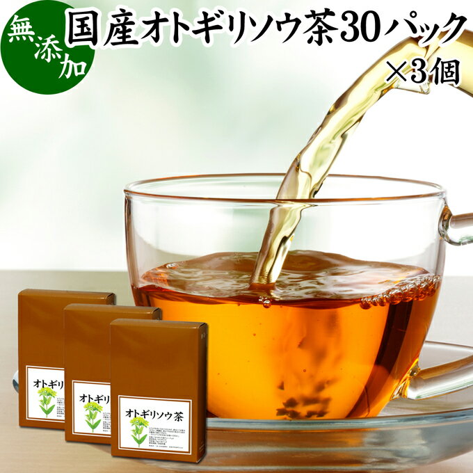 オトギリソウ茶 30パック×3個 おとぎりそう茶 国産 無農薬 農薬不使用 100％ セントジョーンズワート セント・ジョーンズ・ワート 西洋オトギリソウ セイヨウオトギリソウ オトギリ草茶 お茶 サプリメント サプリ 健康茶 ティーパック ティーバッグ ヒペリカム ハーブティーのサムネイル
