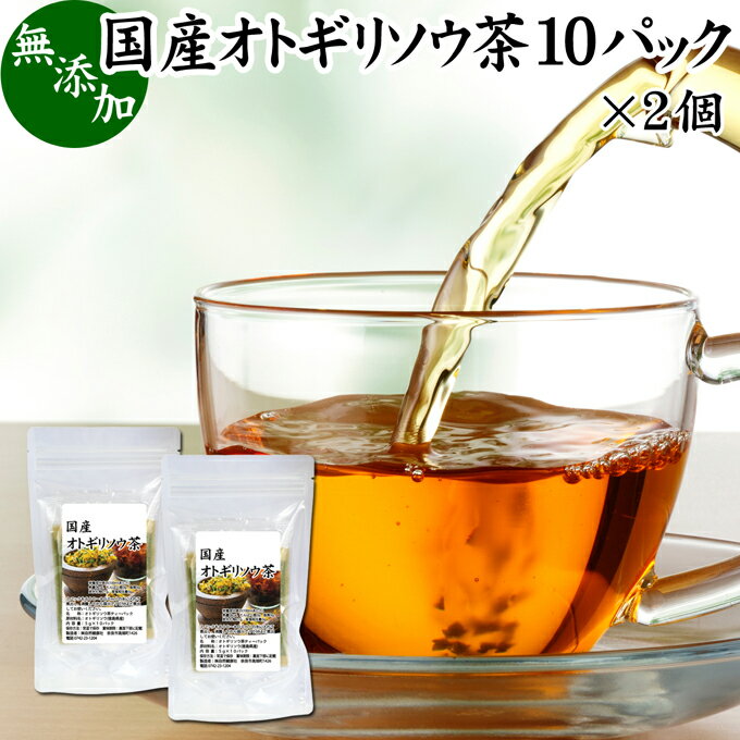 オトギリソウ茶 10パック×2個 おとぎりそう茶 国産 無農薬 農薬不使用 100％ セントジョーンズワート セント・ジョーンズ・ワート 西洋オトギリソウ セイヨウオトギリソウ オトギリ草茶 お茶 サプリメント サプリ 健康茶 ティーパック ティーバッグ ヒペリカム ハーブティーのサムネイル
