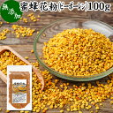 蜜蜂 花粉 100g ビーポーレン 花粉団子 花粉荷 みつばち かふん 無添加 100％ 非加熱 サプリ サプリメント 顆粒 粒 BEE POLLEN アミノ酸 スーパー パーフェクト フード ビタミン A B C E マグネシウム 鉄 亜鉛 葉酸 酵素 ルチン ドッグフード キャットフード ヨーグルト