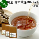 柿の葉茶 30パック×3個 柿葉茶 無農薬 柿の葉 かきの葉茶 柿茶 茶葉 国産 無添加 100% 徳島県産 健康茶 薬草茶 ビタミンC プロビタミン ノンカフェイン カフェインレス デカフェ 妊婦 妊娠中 授乳中 子ども お試し おためし ハーブティー お茶 サプリ ティーパック バッグ