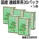 国産 連銭草茶 7g×30パック×5個 無添加 国産 カキドオシ茶 徳島県産 かきどおし 煮出し用 ティーバッグ 農薬不使用 健康茶 【コンビニ受取対象商品】