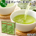 楽天青汁 粉末 健康茶の健康生活研究所ギャバロン茶 40パック×2個 ギャバ茶 国産 無添加 100％ ギャバ 50倍 サプリ GABA 送料無料 ガンマ アミノ酪酸 γ-アミノ酪酸 ティーパック ティーバッグ 日本茶 緑茶 個包装 持ち運び 便利 アウトドア キャンプ ハーブティー 健康茶 薬草茶 茶葉 サプリ サプリメント 薬草