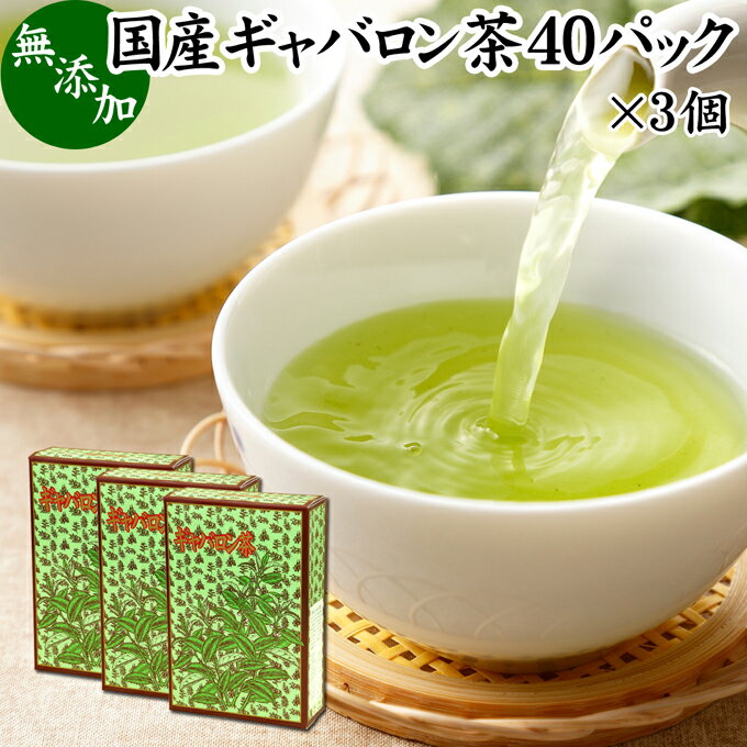 楽天青汁 粉末 健康茶の健康生活研究所ギャバロン茶 40パック×3個 ギャバ茶 国産 無添加 100％ ギャバ 50倍 サプリ GABA ガンマ アミノ酪酸 γ-アミノ酪酸 ティーパック ティーバッグ 日本茶 緑茶 個包装 持ち運び 便利 アウトドア キャンプ ハーブティー 健康茶 薬草茶 茶葉 サプリ サプリメント 薬草 自然療法