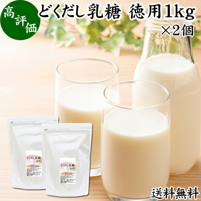 どくだし乳糖 1kg 2個 ラクトース オリゴ糖 粉末 ホエイ パウダー ビフィズス菌 サプリ サプリメント 業務用 送料無料 母乳 乳酸菌 善玉菌 プロバイオティクス プレバイオティクス 菌活 腸活 …