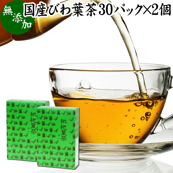 びわ葉茶 30パック×2個 びわの葉茶 びわ茶 健康食品 国