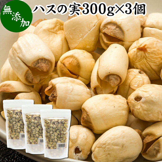 ハスの実 300g×3個 蓮の実 はすの実 蓮実 レンジツ アルカロイド 無添加 乾燥 無漂白 無着色 蓮茶 はす茶 薬膳茶 業務用 食材 健康食材 漢方 薬膳 美容 ダイエット ごはん 具材 スープ 炊き込みご飯 鍋 煮込み料理 中華食材 味噌汁 茹でる おかゆ お粥 おこわ 甘納豆 砂糖漬