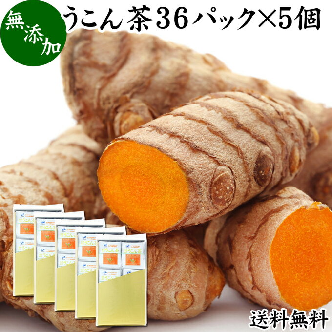 楽天青汁 粉末 健康茶の健康生活研究所うこん茶 36パック×5個 送料無料 ウコン茶 100％ 健康茶 春ウコン 秋鬱金 クルクミン カップ出し用 ティーバッグ 健康 ダイエット 厳選素材 高品質 お酒を飲む機会の多い方に 送料込み 自然健康社【コンビニ受取対象商品】