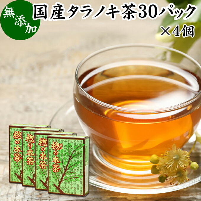 タラノキ茶 30パック×4個 たらのき茶 国産 100% 無添加 無農薬 農薬不使用 ティーパック ティーバッグ タラの木茶 タラ茶 たら茶 タラの葉茶 漢方 生薬 ハーブティー 健康茶 薬草茶 茶葉 お茶 サプリメント サプリ ?の木 タラノメ タラの芽 妊婦 妊娠中 ノンカフェイン