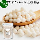 タピオカパール 1kg パールタピオカ 大粒 6mm タピオ