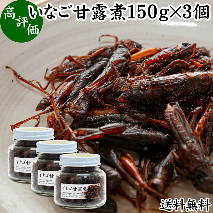 楽天青汁 粉末 健康茶の健康生活研究所イナゴ 甘露煮 150g×3個 いなご 佃煮 蝗 オカエビ 小エビ 小海老 小えび 食感 送料無料 つくだ煮 かんろに 珍味 昆虫食 グルメ 郷土料理 おせち料理 美容 健康 キャンプ用 アウトドア 食材 トッピング 惣菜 おそうざい 煮物 おかず おつまみ おやつ 白飯 うどん そば 蕎麦