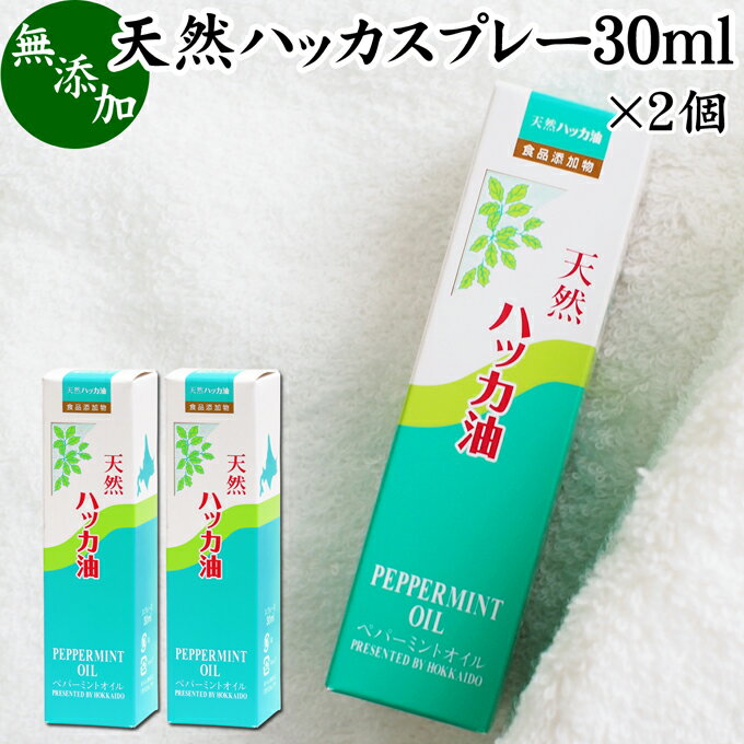 ハッカ油 30ml×2個 ハッカ スプレー ハッカ油スプレー