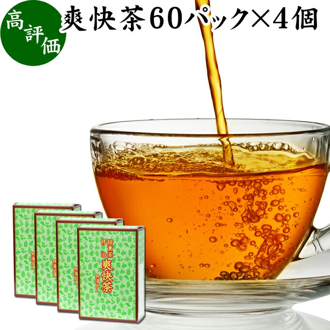 爽快茶 箱 60パック×4