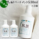 馬油 トリートメント 530ml×2個 コンディショナー リンス 馬麗 まれい ホウリン ばーゆ バーユ まーゆ 馬の油 セラミド セレブロシド スクワラン マカデミアナッツオイル ホホバオイル オリーブオイル カニナバラオイル 天然 モイスチャー 植物エキス ローズマリー カミツレ