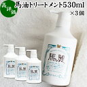 馬油 トリートメント 530ml×3個 コンディショナー リンス 馬麗 まれい ホウリン ばーゆ バーユ まーゆ 馬の油 セラミド セレブロシド スクワラン マカデミアナッツオイル ホホバオイル オリーブオイル カニナバラオイル 天然 モイスチャー 植物エキス ローズマリー カミツレ