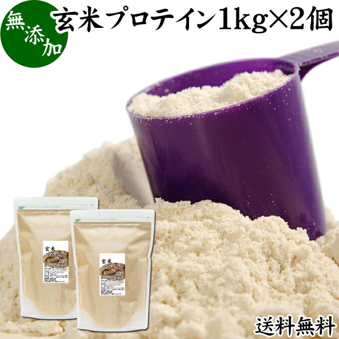 楽天青汁 粉末 健康茶の健康生活研究所玄米プロテイン 1kg×2個 ブラウンライス 甘くない プロテイン ライス 女性 タンパク質 パウダー こども 高齢者 高校生 送料無料 お試し 無添加 100％ 粉末 たんぱく質 植物 げんまい アレルゲン なし サプリ サプリメント 大容量 メンズ レディース 置き換え 美容 健康