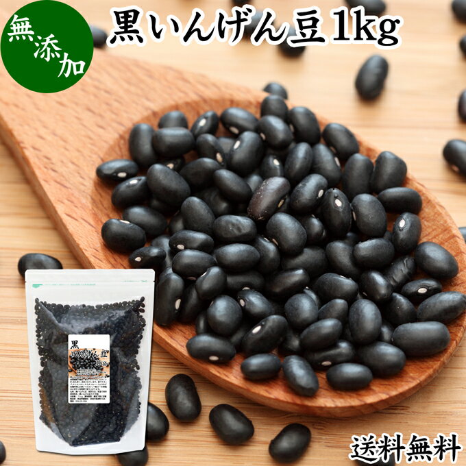 黒いんげん豆 1kg いんげん豆 インゲン豆 ブラックタートル ブラックキドニー ビーンズ black turtle bean うずら豆 生豆 乾燥豆 無添加 100% 業務用 大容量 お得 送料無料 スーパーフード カナダ産 たんぱく質 ビタミン B1 B2 マグネシウム 鉄分 亜鉛 葉酸 ポリフェノール