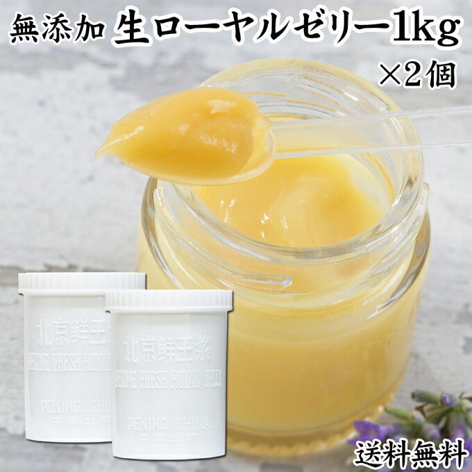 生ローヤルゼリー 1kg×2個 ローヤルゼリー ロイヤルゼリー 冷凍 業務用 保存料 無添加 100% 徳用 大容量 王乳 サプリ サプリメント デセン酸 必須アミノ酸 たんぱく質 ビタミン B1 B2 B6 ナイアシン パントテン酸 ミネラル マグネシウム カルシウム 銅 鉄 葉酸 健康食品