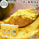 パンプキン 粉末 1kg×3個 かぼちゃ パウダー カボチャ 南瓜 ふんまつ 野菜 パウダー 国産 100% 北海道産 保存料 無添加 業務用 無着色 無香料 アレルゲンフリー カロテン ビタミンA E ビタミンC 緑黄色野菜 赤ちゃん 離乳食 ベビーフード ポタージュ インスタント スープ