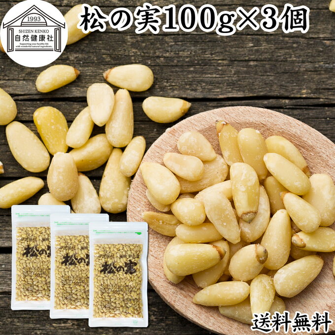 松の実 100g×3個 まつのみ 無添加 無塩 おすすめ 送料無料 人気 ノンオイル 中華 イタリアン 食材 製菓 製パン 材料 ドライ ナッツ トッピング ドレッシング ペスト ジェノベーゼ バジル ソース 大粒 ヘルシー 無着色 Pine nut パインナッツ 亜鉛 薬膳 漢方 スーパーフード