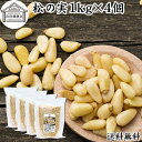 松の実 1kg×4個 (500g×8個) まつのみ 無添加 無塩 おすすめ 業務用 人気 ノンオイル 中華 イタリアン 食材 製菓 製パン 材料 ドライ ナッツ トッピング ペスト ジェノベーゼ バジル ソース 作り 大粒 ヘルシー 無着色 Pine nut パインナッツ 亜鉛 薬膳 漢方 スーパーフード 1