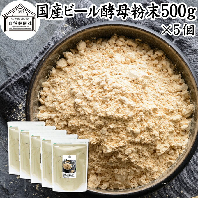 ビール酵母 粉末 500g×5個 パウダー 