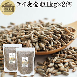 ライ麦 丸粒 1kg×2個 全粒 粒 ドイツ産 ライ麦パン ライブレッド パン用 発芽 ライ麦 無添加 ナチュラル 割合 100% モルト ライムギ 大容量 業務用 食パン 製菓 製パン パン作り 材料 サラダ スープ 食材 ベーカリー レシピ 自家製 ヘルシー お菓子 洋菓子 クッキー