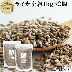 ライ麦 丸粒 1kg×2個 全粒 粒 ドイツ産 ライ麦パン ライブレッド パン用 発芽 ライ麦 無添加 ナチュラル 割合 100% モルト ライムギ 送料無料 大容量 業務用 食パン 製菓 製パン パン作り 材料 サラダ スープ 食材 ベーカリー レシピ 自家製 ヘルシー お菓子 洋菓子 クッキ